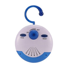Waterproof Shower Radio, Mini Portable FM Radio Built in Speaker compatible with Bathroom Kitchen, Boating, Hiki