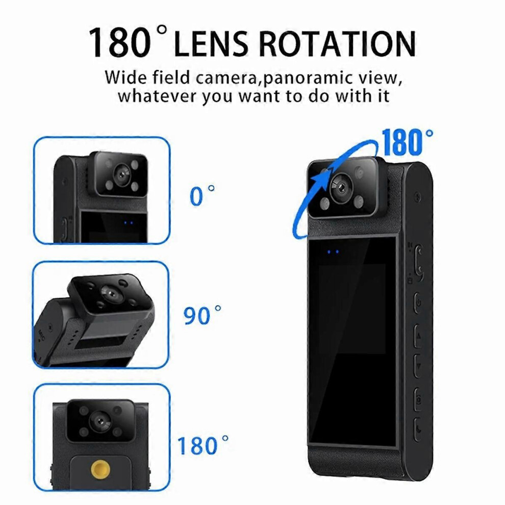 New 1080P Hd Wifi Mini Camera Camcorder Body Mount Cam Small 180 Rotating Les Motorcycle Bike Camera 3711257319254