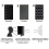 Adjustable 3 Panel Microphone Isolation Shield Foldable Studio Recording Mic Filter Mic Sponge Sound 3