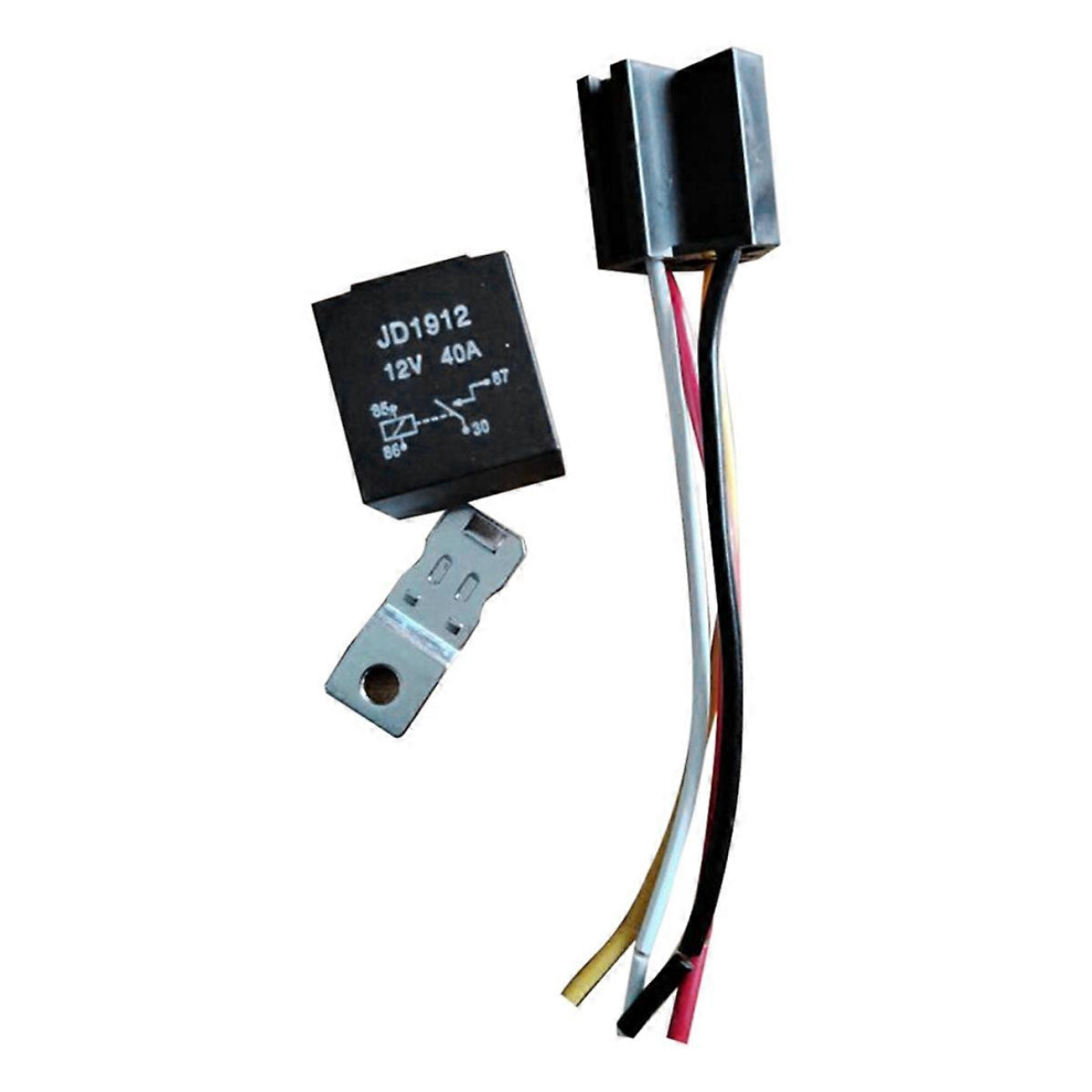 Waterproof Automotive Relay 12V 40A, 4Pin, Car Relay With Harness Socket Iron Back Automotive Relay 3112170866519