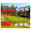 Drapeau de golf vert et blanc, mât de drapeau coloré à damier vert en deux sections pour trou cible, golf 5