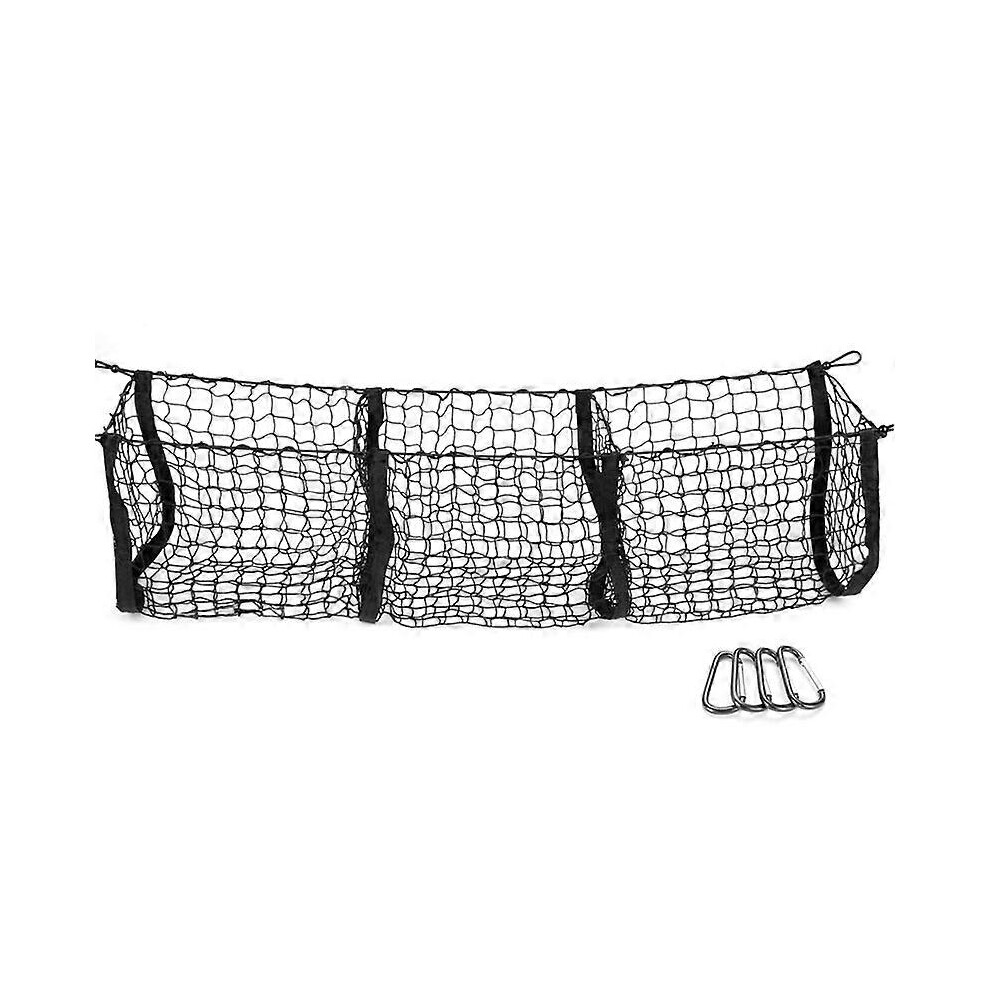 Pocket Trunk Storage Bag Storage Heavy Cargo Net Suitable Compatible With Car Suv Pickup Truck Bed Mesh Be Black 3892126193219