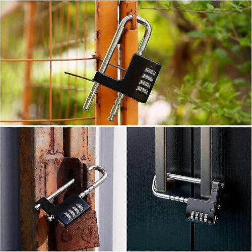 Cabinet Lock,Combination Padlock,Stainless Steel Gym Locker Lock Code Long Adjustable Shackle Lock f 1