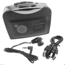 Lecteur de cassettes USB, enregistrement de cassettes en MP3 sur clé USB, adaptateur pour cassette audio USB
