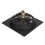 Stainless Pedal Type Floor Drain - 10x10 cm Black 8