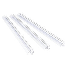 Shower Door Bottom Seal 3 Section Sectional Shower Installation Kit Frameless Glass Shower Door Seal