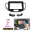Compatível com I10 2008-2011 Painel de Instrumentos Automotivo 2 DIN de 9 Polegadas com Rádio, MP5 Player e Adaptador de DVD. 4