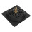 Stainless Pedal Type Floor Drain - 10x10 cm Black 12