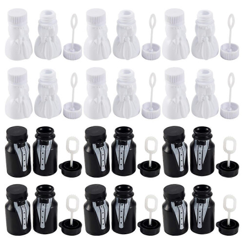 Wedding party bride and groom bubble bottle 1 sets (24pcs) 2