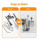 Beauty- Cocktail Shaker Set Stand,Bartender Kits Storage Holder,Cocktail Bartending Set Stand compatible with Co 5