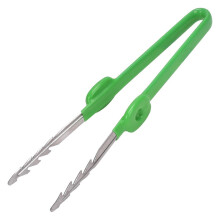 Stainless Steel Gardening Tweezers Set, Long Handle Curved and Straight Tip for Bonsai, Succulent, Planting and Weeding