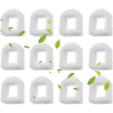 (12 Pcs) Cat Water Fountain Foam Filters, Compatible with Multiple Pet Fountain Dispenser Sponge Filters