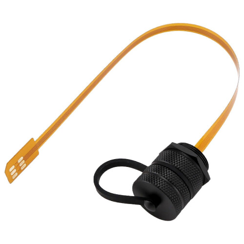 Waterproof Micro-SIM Extension Cable IP67 Micro-Sim Panel Mount Extension Cable compatible with Cabinet Chassis