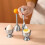 Egg Cracker Topper Set Soft Hard Boiled Eggs Separator Tool 2 Egg Cups,2 Metal Spoons&1 Soft Boiled 5
