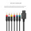 RGB/RGBS Cable compatible with N64 SFC SNES Video Consoles Composite Cable Strong Stability Without BNC Adapter 2
