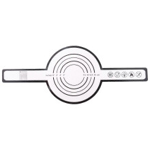 Silicone Baking Mat compatible with Dutch Oven Bread Baking Non-Stick Baking Mat with Long Handle 8.3Inch Reusab