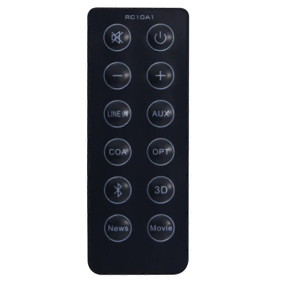 Rc10a1 Remote Control Replacement Compatible With B3 Sound Speaker System 3205381797250