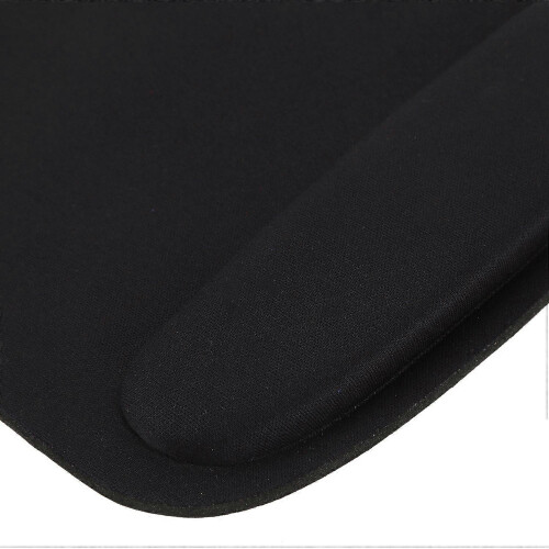 Rectangle Wrist Support Cloth + EVA Mouse Pad Mice Mat compatible with Compute black 210*230*20mm