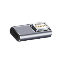 C-tyypin magneettinen USB PD -sovitin, joka on yhteensopiva Magsafe1 Pro USB C -naaraspikalatausmagneettisen pistokesovittimen kanssa