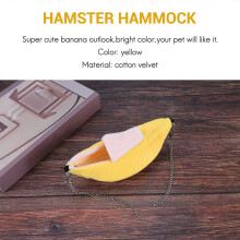Lit banane pour animaux de compagnie, hamac pour hamster, cage, nid, accessoires pour hamster