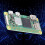 Módulo compatível com a placa-mãe Zero 2W. Substitui a placa de desenvolvimento do microcomputador PI Zero W. 1