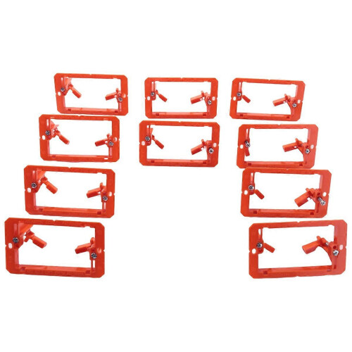 Support de montage basse tension 1 poste pour cloison sèche, plaque de fixation murale multifonctionnelle - (1 poste)