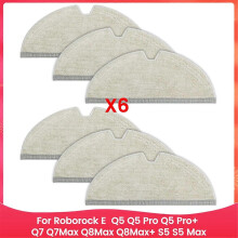 Paño de microfibra compatible con Roborock Serie E, Q5, Q5 Pro, Q5 Pro+, Q7, Q7Max, Q8Max, Q8Max+, S5, S5 Max