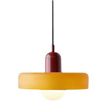 Modern Pendant Light Glass Home Decorative Lamp compatible with Restaurant Bedroom Study Indoor Hanging Illumina