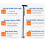 Folding Walking Cane with Quad Base, Adjustable Aluminum Walking Stick with LED Light for Seniors 4