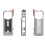 compatible with X4 Shockproof Protective Cage Expansion Case compatible with X4 Metal Frame Accessories 2