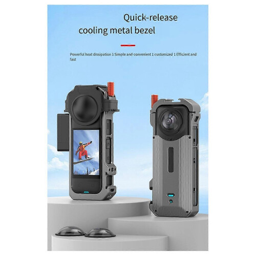 compatible with X4 Shockproof Protective Cage Expansion Case compatible with X4 Metal Frame Accessories 2