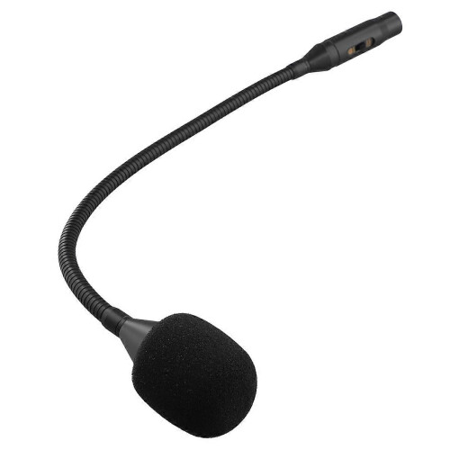 Microfone de pescoço de ganso flexível de 3 pinos com redução de ruído, compatível com salas de reunião. 2