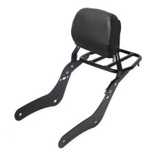 Motorrad Rücksitz Sissy Bar Lehne mit Gepäckträger kompatibel mit Honda Rebel 300 500 CMX300 CMX500