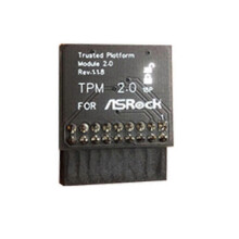 Módulo de segurança de criptografia TPM 2.0 com controle remoto, placa TPM2.0 LPC de 18 pinos para placas-mãe, compatível com ASROC.