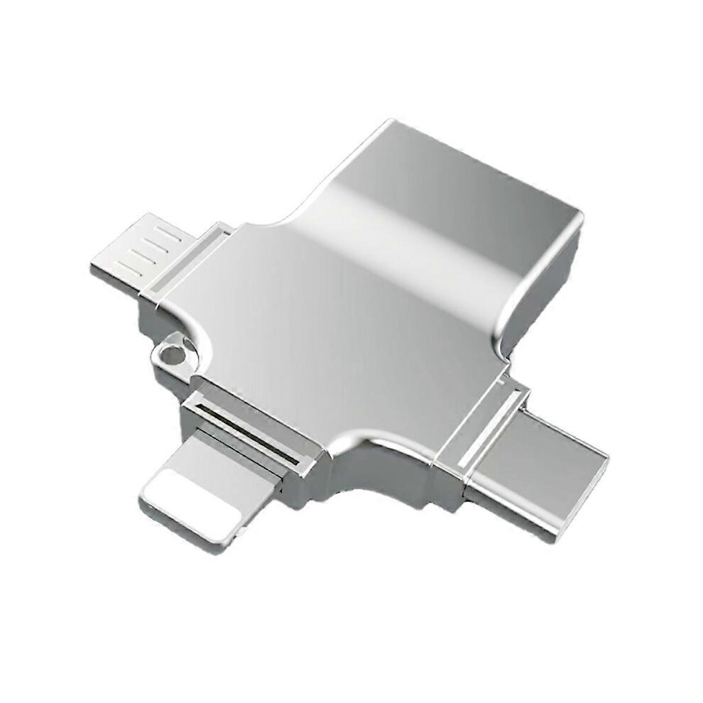 Sd Card Reader Micro-Card Adapter 4 In 1 Usb 3.0 Micro-Sd To Usb Cardreader Usb Compatible With Apple Interface 3716310434011