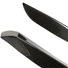 Spoiler laterale/alette in vera fibra di carbonio per paraurti anteriore, compatibile con BMW F80 M3 F82 F83 M4 2015-2018