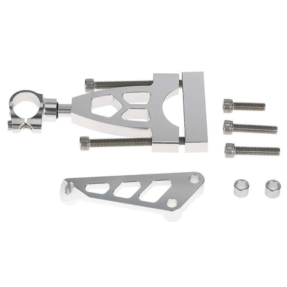 Motorcycle Steering Damper Mounting Bracket Compatible With Honda Cb400 Vtec 1999- Motorcycle Modification Parts Light 3024046447435