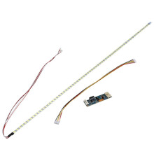 Universele dimbare LED-achtergrondverlichting met highlightfunctie, upgradekit, verstelbare LED-verlichting compatibel met LCD-monitoren (2 stuks).
