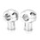 Σφιγκτήρας τιμονιού 25 χιλιοστών CNC Riser Lift Universal Round Head συμβατός με μοτοσικλέτες 3