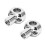Σφιγκτήρας τιμονιού 25 χιλιοστών CNC Riser Lift Universal Round Head συμβατός με μοτοσικλέτες 4