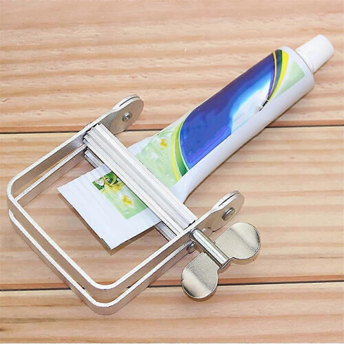 Toothpaste Squeezer, Metal Tube Roller, Rotating Toothpaste Dispenser, Tube Squeezer, Stainless Stee 1
