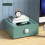 Green Desktop Drawer Storage Box, Large Capacity 2
