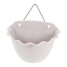 Vintage Hanging Flower Basket Wall Mounted Planter with Shaped Hooks for Balcony and Home Decoration
