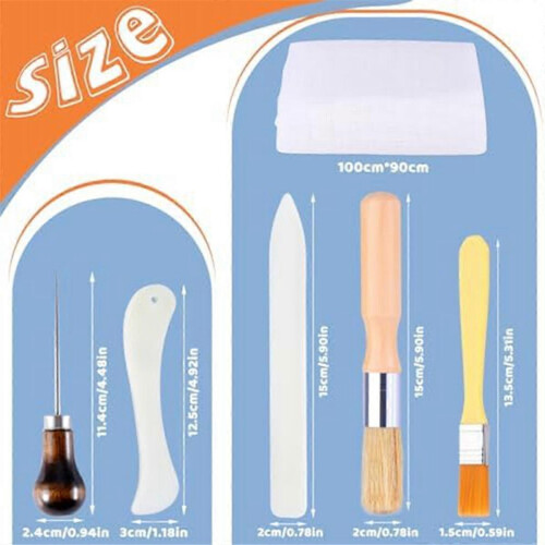 Bone Folders Kit, Bone Folders, Makers,Bookbinding Kit, compatible with Bookbinding Making Paper Crafts Quilting 2