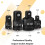 Impact Socket Reducer and Adapter Set, Steel Impact Adapter Set, Breaker Bar Wrench Conversion Kit M 2