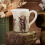 Scottish Dougal Highland Cow Ceramic Decorative Jug 2