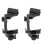 Drum Microphone Clips Adjustable Plastic Shockproof Drum Mic Holder Practical Rim Mount Clamp Holder (1 Pair, Black) 2