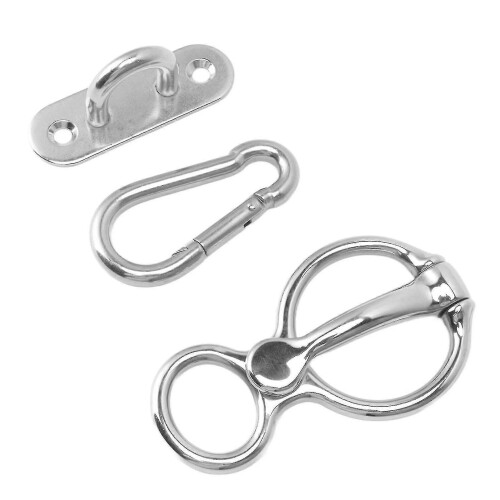 Halfronde trainingsbindring van roestvrij staal, compatibel met Pulling Back Safe Equipment-accessoires. 2