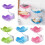 Soap Dish Flower Shape No Punching Wall Mounted Double Layer Drain 2