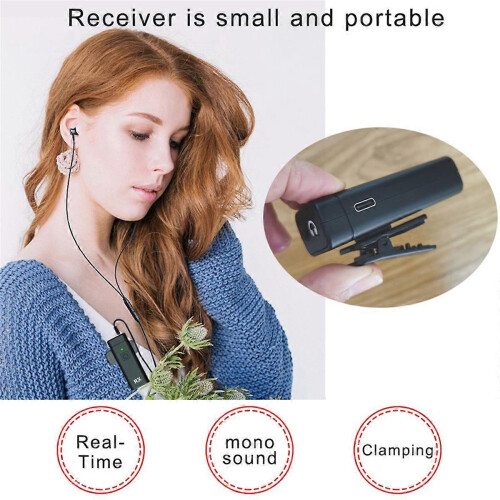 Wireless in-Ear Monitor System UHF 90 Rotate mitter Receiver Set Automatic Pairing with Monito 1